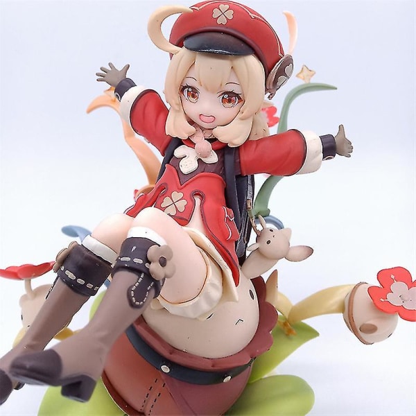 Genshin Impact Series Modell Klee Game Figur Statisk Modell Pvc Detaljerad Staty Present till Barn Fans