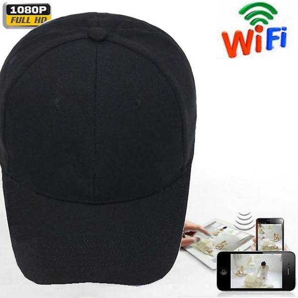 1080P Wearable Security HD Mini wifi Hat -kamera