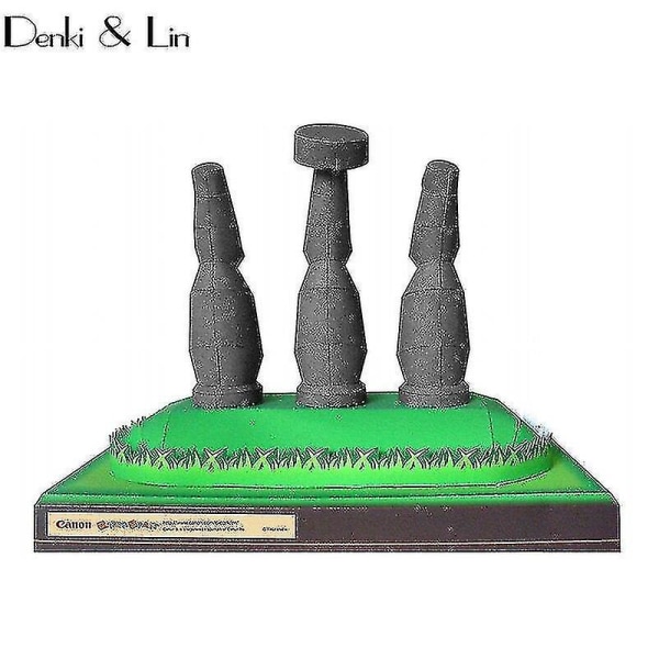 Lean Moai Statue 3d Building Diy Educatal Toy Game
