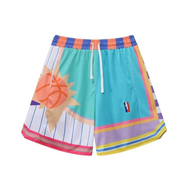2023 Summer Mesh Pustende Basketball Shorts Sports Shorts style 2 XL