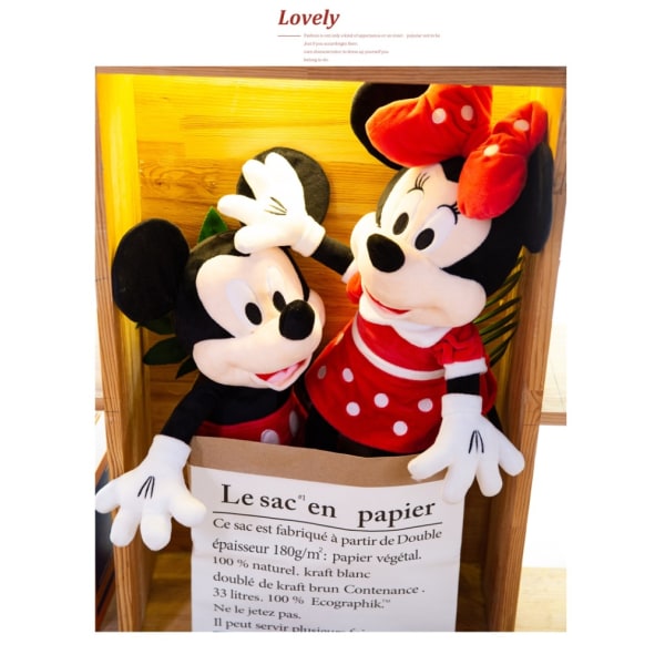 1 Pack Plush Toy Doll Pillow Kids Birthday Gift Mickey Mouse (60cm)