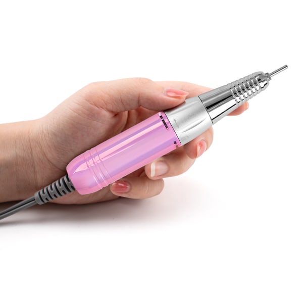35000 rpm professionelt ledningsfri elektrisk neglebore manicure maskine polerværktøj, gradient lilla,