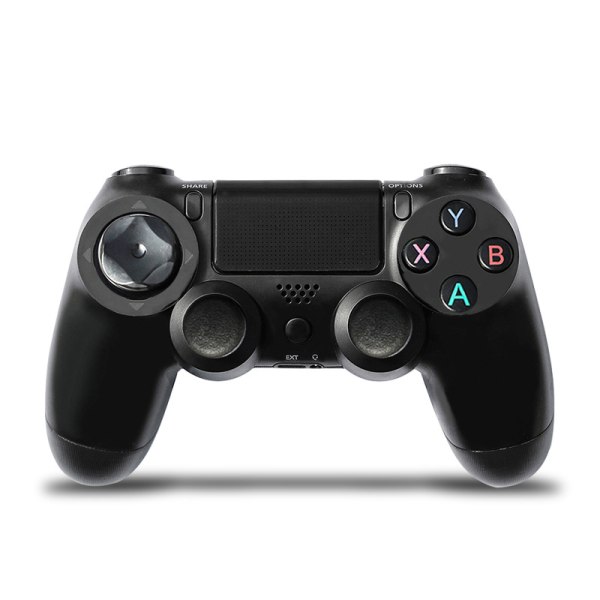 PS4 trådløs Bluetooth-spilcontroller PS4-controller med lysbjælke（Sort）