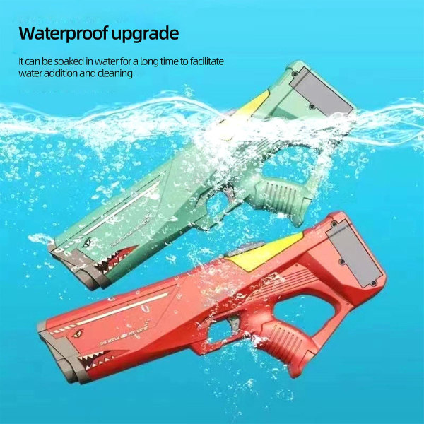 Kraftige elektriske vannpistoler for barn og voksne, 550 ml batteridrevne sprutpistoler med 50 fot rekkevidde for utendørs strand- og bassengmoro