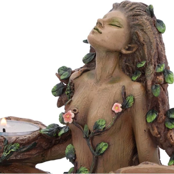 Forest Protector Natural Balance Lysestage Kvinde Træ Spirit Lille Lysestage (13×18×20 cm)