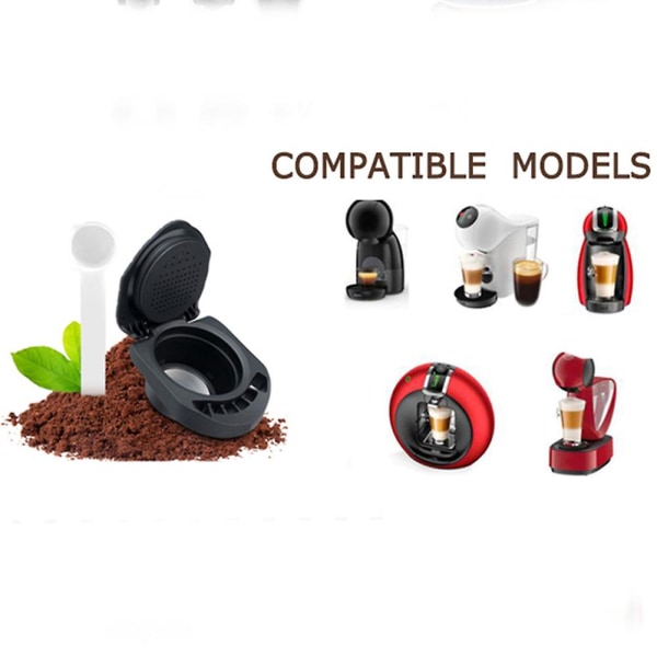 Kaffeadapter Dolce gjenbrukbar kapseladapter med S kaffemaskintilbehør