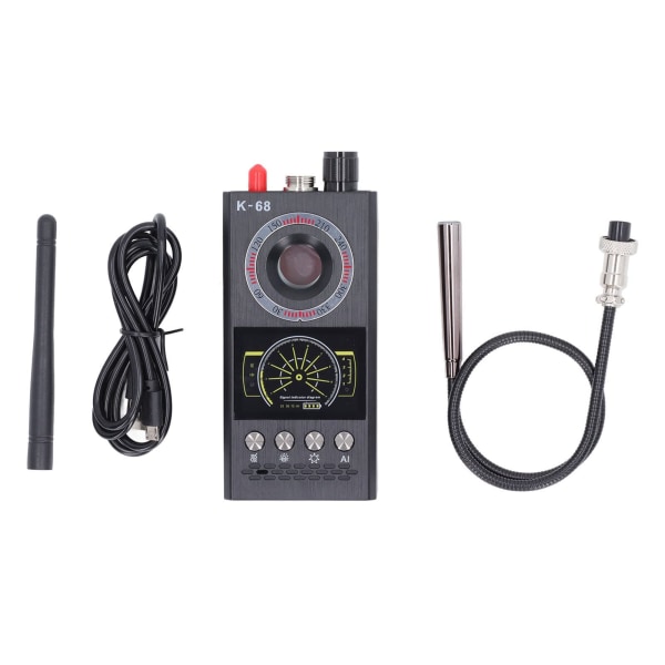 Skjult kameradetektor Anti-spiondetektor Bærbar RF trådløs signaldetektor Hjemmekontor Bil Elektromagnetisk felt strålingsdetektor