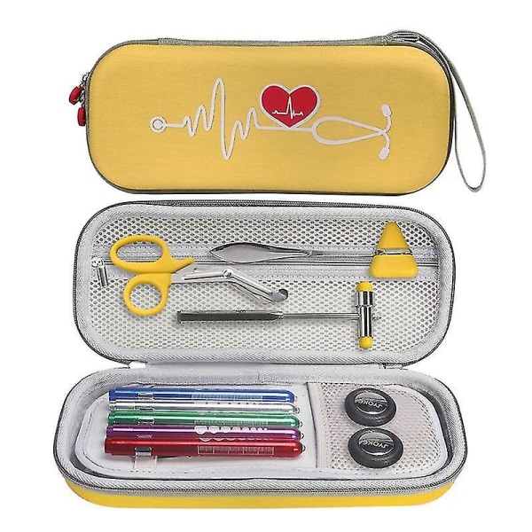 Eva case 3 metrin Littmann Classic II -valvontastetoskoopille Yellow