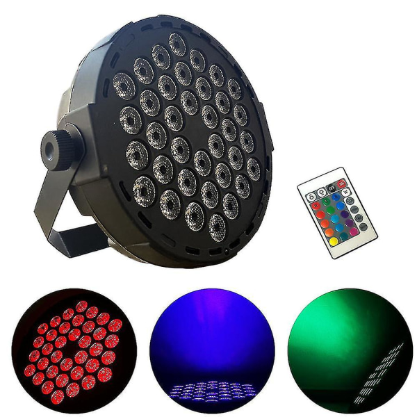 Led Kaukosäädin Par Valot 36x3w Dj Rgb 3in1 Par Valot Strobe Beam Wash Disco Kevytmusiikki Ohjain Tehoste Lavavalot