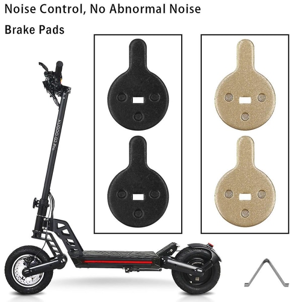 4 par bremseklodser Mtb cykel Hydrauliske skive bremseklodser til G2 Pro elektrisk scooter bremseklodser tilbehør 4pair