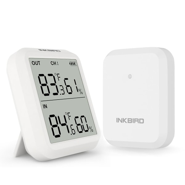Inkbird Ith-20 20r digitaalinen lämpömittari sähköinen kosteusmittari lämpötilan kosteuden etämittaukseen sääaseman saunaan 20R d 1 Transmitter