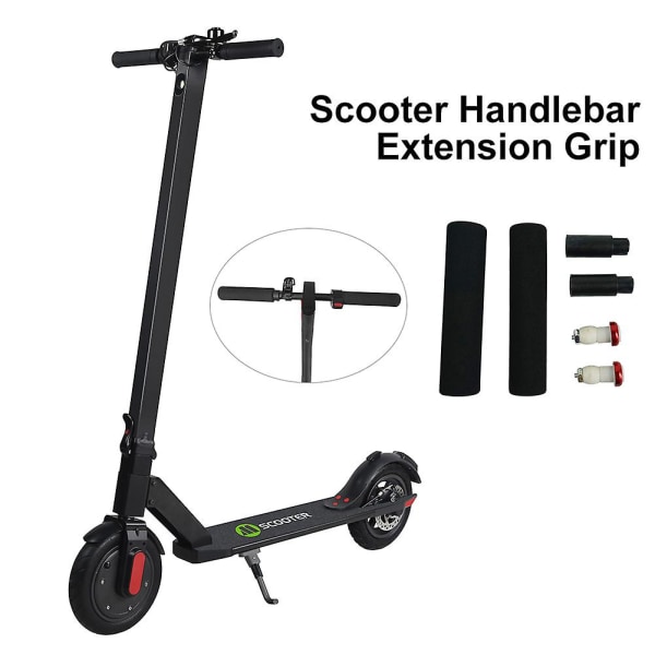 Sähköskootterin pidennetty ohjaustanko valolla Xiaomi M365/ pro Scooter Sponge Scooter Grip jatkotanko Pyöräilytarvikkeet Black