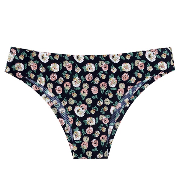 Sømløs stringtrosa for kvinner undertøy Floral kvinners 6-pack