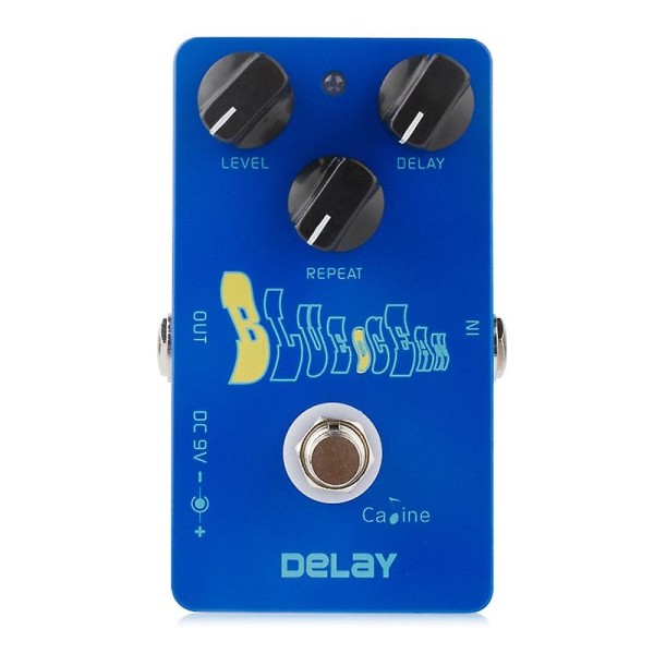 Caline cp-19 blue ocean delay gitarreffektpedal true bypass design elgitarrdelar &amp; Tillbehör