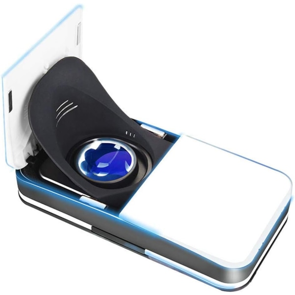 VR-hodesett, sammenleggbare VR-briller Frakt Bærbare 3D Virtual Reality VR-smarte digitale briller for 3D VR-filmspill (4,7-6 tommers telefoner)