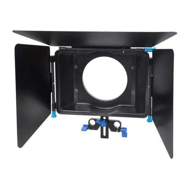 Kameraskyggeboks, støtte 100 mm objektiv DSLR-kamera svart skyggeboks for DSLR-kamera