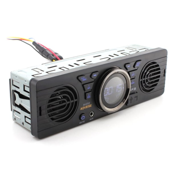 12,0V Car Secure Digital Memory Card MP3 Audio Elektrisk Bilradio Med Højttaler BT Host Højttaler Bilradio Bilstereo