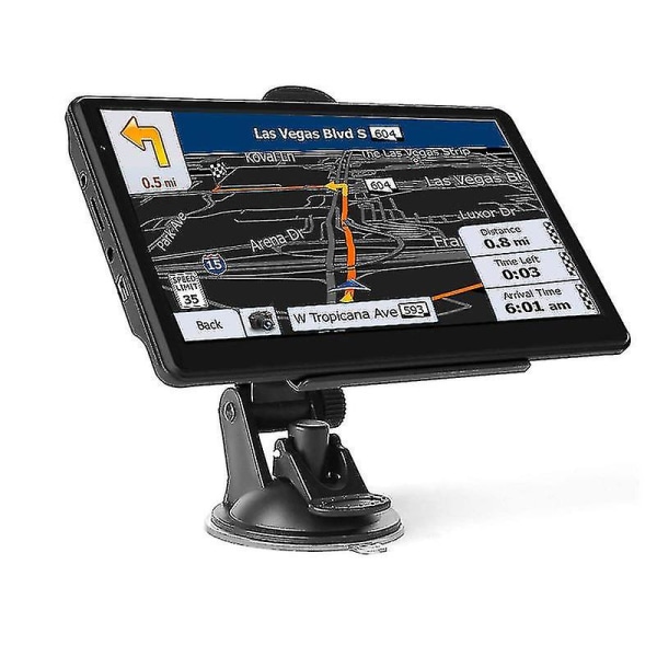 5/7 tommers berøringsskjerm bil lastebil Sat Hd 8gb 256mb Auto Rv GPS-navigasjonssystem Kart over flere regioner 7 Inch US*Canada*Mexico