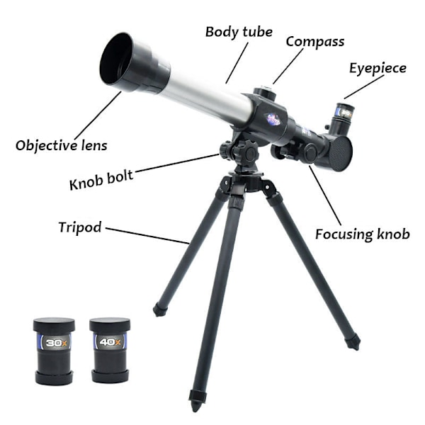 Barn simulering teleskop vetenskap utbildning leksak modell med kompass  size c251 | size | Fyndiq