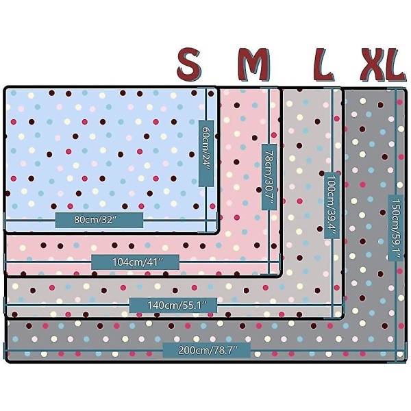 Vejhundetæppe Hundesengemåtte Soveplads til hundekatte Fås i tre størrelser