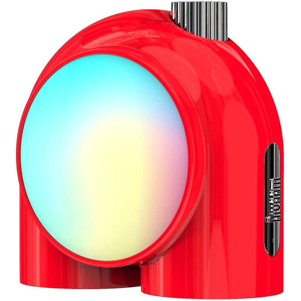 Smart Mood Lamp, Sladdlös Bordslampa Med Programmerbar Rgb Led För Sovrum Spelrum Kontor red