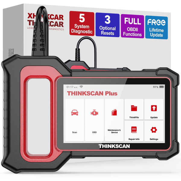 Plus S4 Obd2 Automotive Scanner Auton diagnostiikkatyökalut Obd2 Abs Airbag Moottorin vaihteisto Bcm System Scan Tool THINKSCAN Plus S4