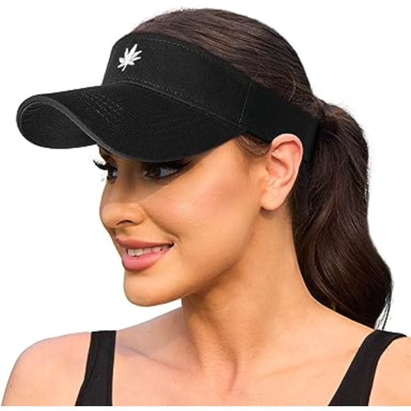 nior naisten aurinkohattu-unisex- cap, vaahteranlehti brodeerattu säädettävä cap , joka sopii ulkourheiluun