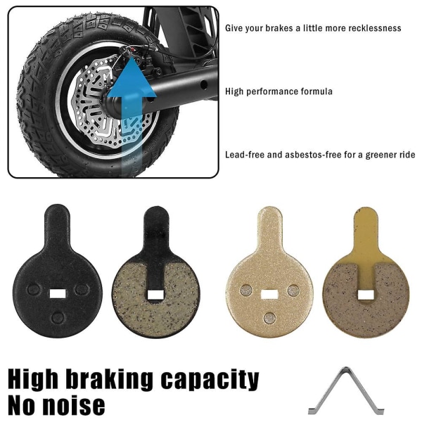 4 par bremseklosser Mtb sykkel Hydrauliske skive bremseklosser for G2 Pro elektrisk scooter bremseklosser tilbehør 4pair