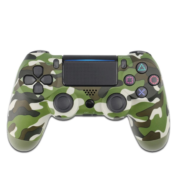 PS4-controller trådløs Bluetooth-gamepad (grøn camouflage)