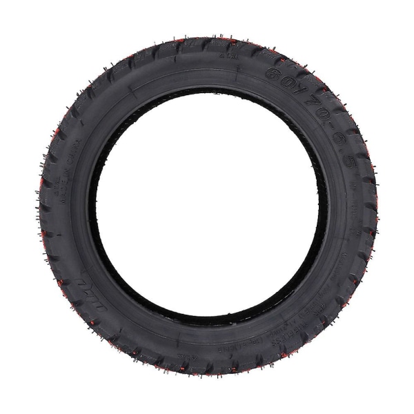 60/70-6.5 Tubeless Tire Offroad Vakuum Tire Electric Scooter Fortykket Eksplosionssikker dækmundstykke til Ninebot Max G30-serien Black