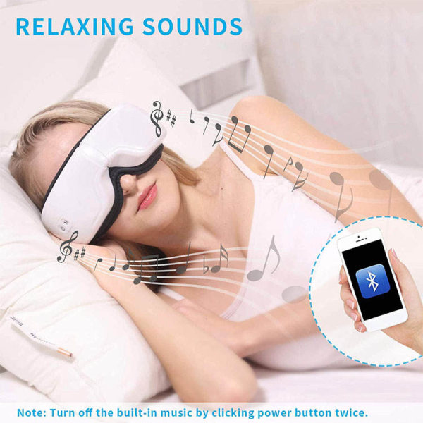 Elektrisk ögonvård 4D Smart Eye Wrinkle Massager Vibrerande uppladdningsbar Sonic Smart Eye Massager