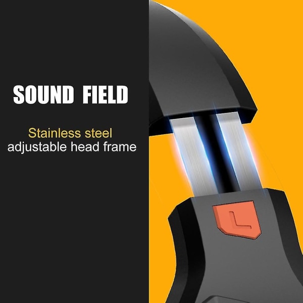 Over Ear Gaming Headset Melua vaimentavat kuulokkeet mikrofonilla 3,5 mm langallinen pelikuuloke Ps4 PC:lle