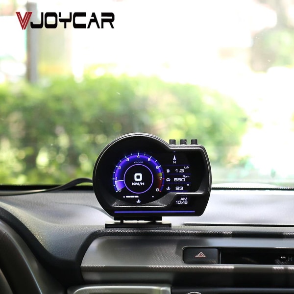 Auton V60 uusin ajotietokone Hud Obd2 Head Up -näyttö GPS-nopeusmittari 9 käyttöliittymänäyttö turbojäähdytysnesteen lämpötila obd-skanneri V60-English