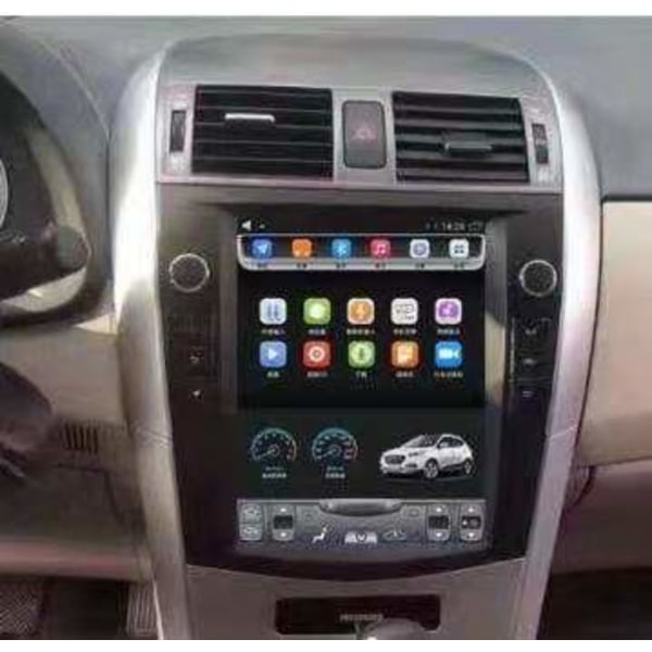 I bil video android GPS WIFI Mirror Link DVR för Toyota Corolla bil DVD ljudspelare bilradio MP5-spelare 32GB