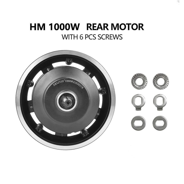 Hm Elektriska skotrar 52v1000w Sooter Motor Engine 10 tums motordrivna för Halo Knight Elektrisk Kick Scooter Rear 1000W Motor China