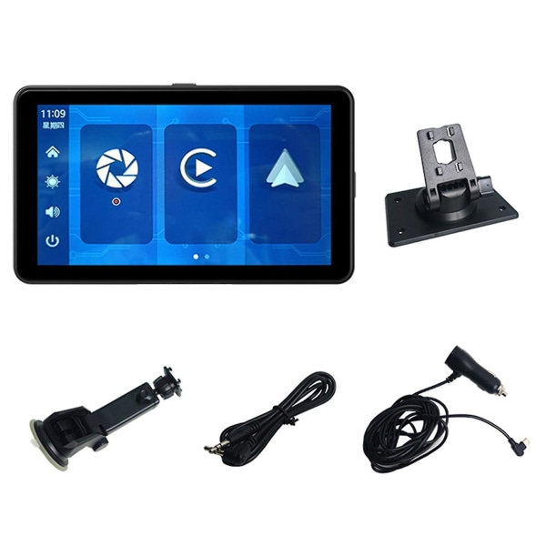 7-tommers berøringsskjerm Bil trådløs Carplay Radio Bluetooth Multimediaspiller Bilstereo Mp5-spiller A