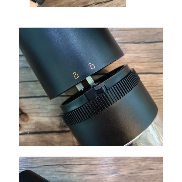 Kannettava sähköinen kahvimylly USB ladattava kahvimylly Sähköinen kahvimylly Kahvimylly (1 pakkaus, musta)