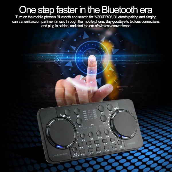 V300 Pro Live Streaming Lydkort 10 Sound Effects 4.0 Audio Interface Mixer For Dj Music Studio Recording Karaoke United States