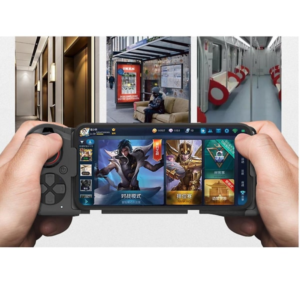 Trådløs Bluetooth Gamepad Telefonpad Gamepad Joystick til Android