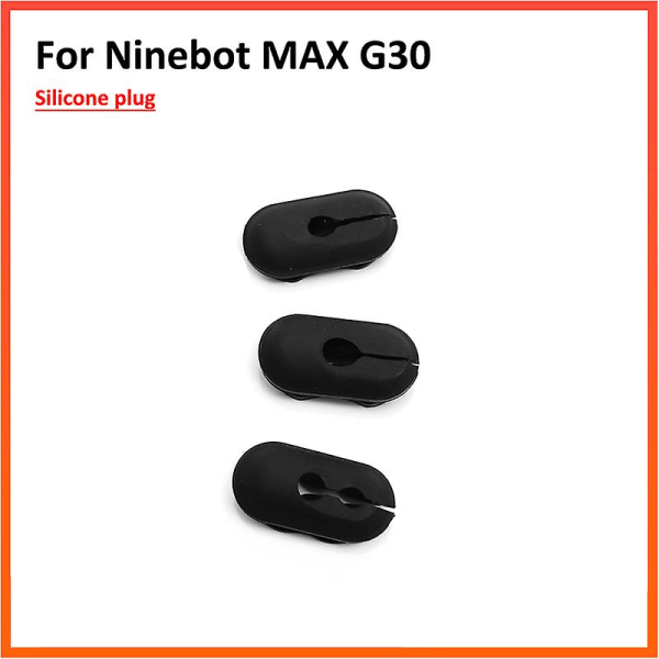 Silikonplugg för Ninebot Max G30 G30d Elektrisk skoter Waterproofx Cover Case Dammplugg Gummitillbehör G30 black