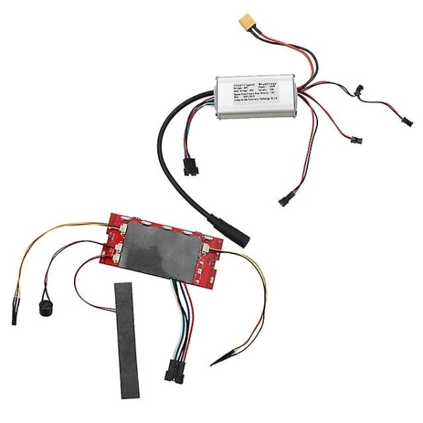 Moderkort Controller Dashboard Kit Elektrisk skoter Tillbehör Metall för 8 tum S1 S2 S3 Silver