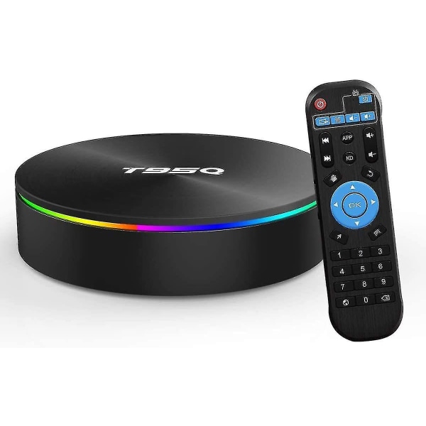 Android Tv Box, Android Box 9.0 S905x2 Neliytiminen Cortex-a53, 4 Gb RAM 64 Gt Rom-tuki 2,4 G / 5 G Wifi / H.265-dekoodaus / 4k Full HD -lähtö / HD