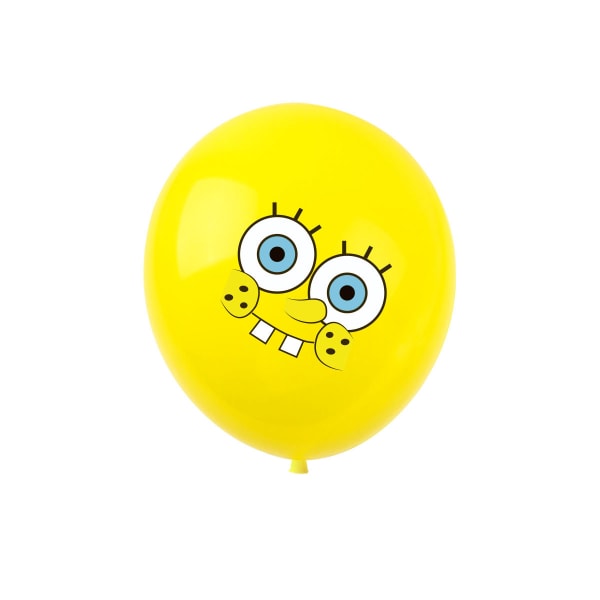50 stykker SpongeBob SquarePants dekorative ballonger for barnebursdagsfest Mr. Krabs Patrick animasjons 12-tommers lateksballongsett