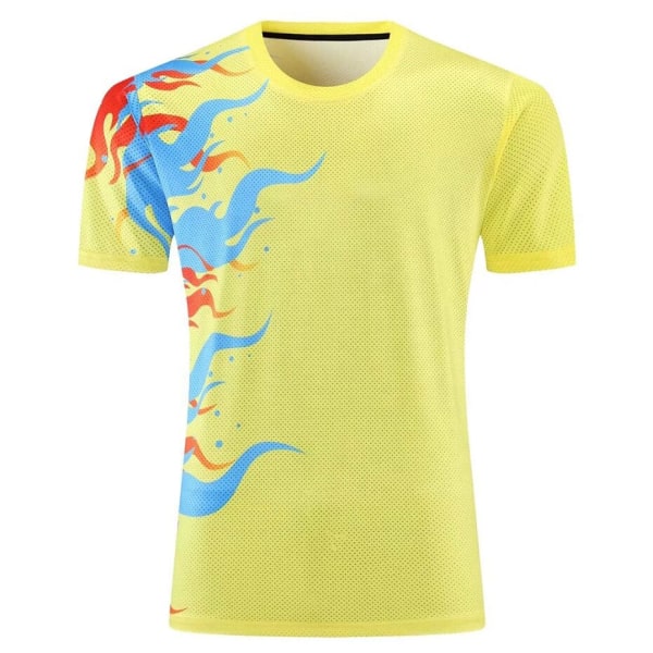 Kortermet Sublimated Beach Sports team bruker volleyball jersey t-skjorte topp for menn og kvinner Gold