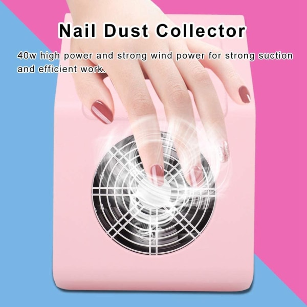 Dust Collector Machine Støvsuger Nail Art Manicure Tool