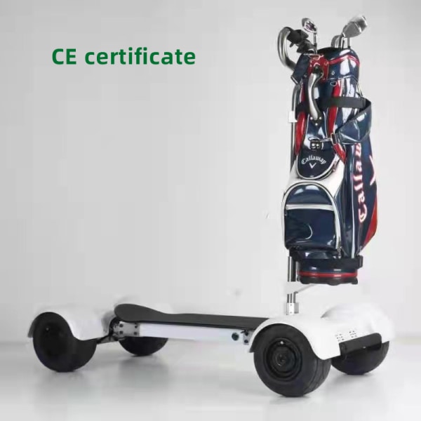 golf skate caddy board golfbil skoter elektrisk vagn