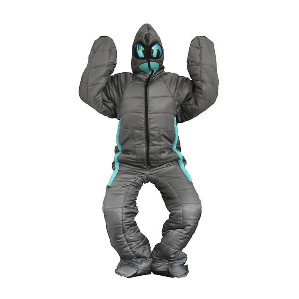 Alien Kävelevä Makuupussi Humanoidi Humanoidi-makuupussi Muumio-makuupussi Retkeilymakuupussi XL