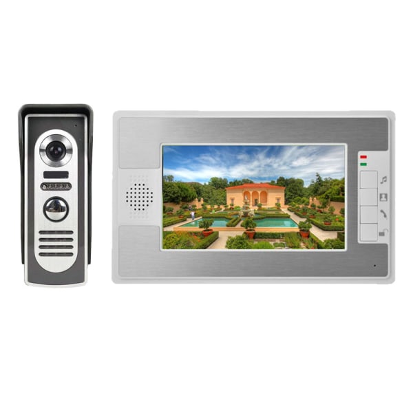 7 tommer smart home video dørklokke trådløs fjernbetjening hjemmeovervågning video stemme intercom dørklokke,,