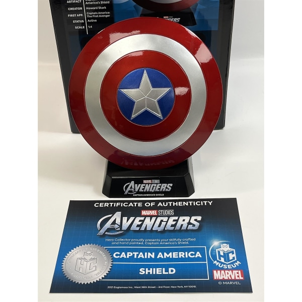 Captain America Shield Avengers 20 cm polyresiininen tukijalusta 20cm