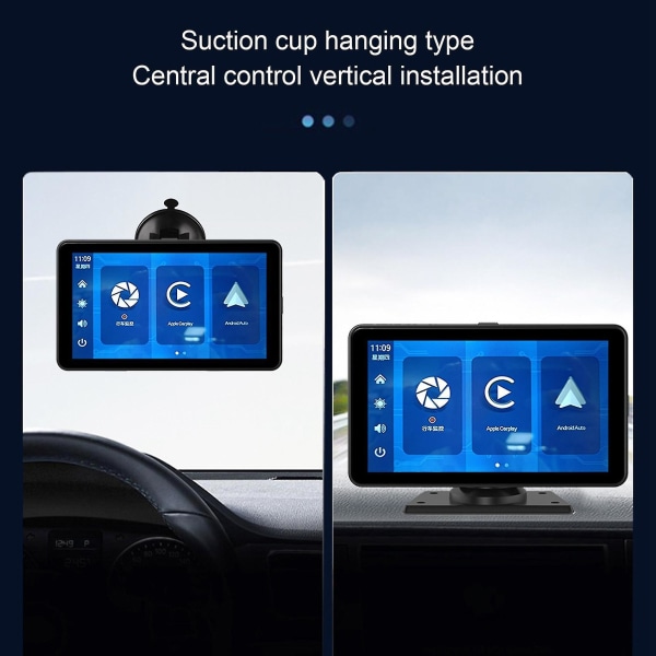 7 tommer berøringsskærm Bil trådløs Carplay Radio Bluetooth Multimedieafspiller Bilstereo Mp5-afspiller A